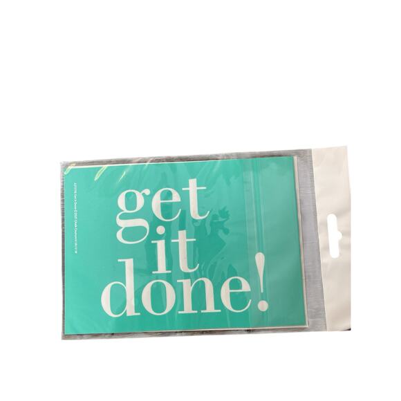 Chalk Couture 5X7 New  Reusable Transfer "Get It Done ! " - Picture 1 of 7